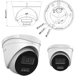 Kamera IP Hilook by Hikvision kopułka 4MP IPCAM-T4-30DL Opakowanie zbiorcze 10szt.