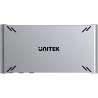 Przełącznik KVM Unitek USB-C 10Gbps z HDMI i transferem plików między systemami