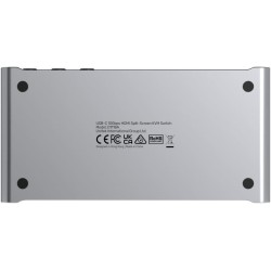 Przełącznik KVM Unitek USB-C 10Gbps z HDMI i transferem plików między systemami