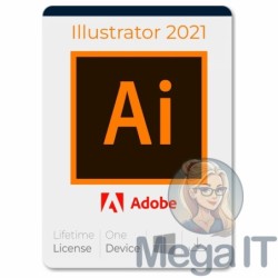 Illustrator 2021 - Licencja Wieczysta (LifeTime) - Windows - Licencja Biznes - BOX (ESD)
