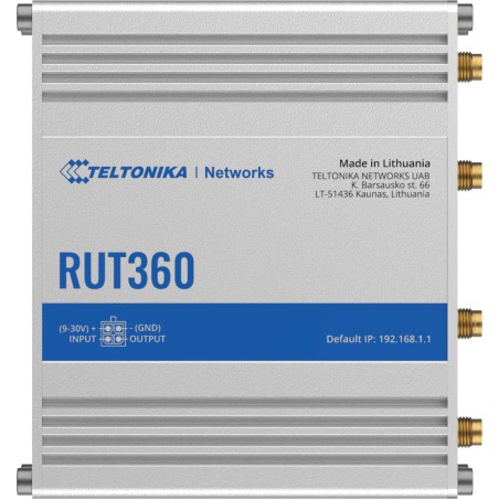 Teltonika RUT360 router przemysłowy 4G / LTE (RUT360000000)