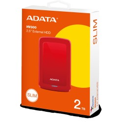 DYSK ZEWNĘTRZNY ADATA DashDrive HV300 2TB 2.5 USB3.1 Czerwony
