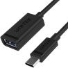 Unitek adapter USB Typ-C do USB AF 0,15m