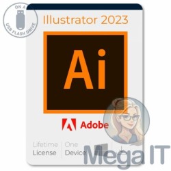 Illustrator 2023 - Licencja Wieczysta (LifeTime) - Windows - Użytkownik Indywidualny - BOX (USB)