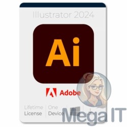 Illustrator 2024 - Licencja Wieczysta (LifeTime) - Windows - Licencja Biznes - BOX (ESD)