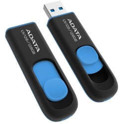 Adata Pendrive UV128 128GB USB 3.2 Gen1 czarno - niebieski