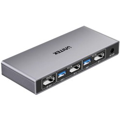 Unitek Przełącznik KVM 8K@60Hz USB 3.0 5Gbps DP