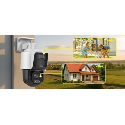 Kamera IP Hilook PTZ-D4-Pro dualna 8MP (4MP + 4MP)