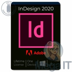 InDesign 2020 - Licencja Wieczysta (LifeTime) - Windows - Licencja Biznes - BOX (USB)