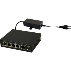 Switch 6-portowy PULSAR SFG64F1 do 4 kamer IP