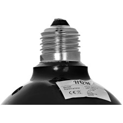 Głośnik kulowy HQM-SK313 3W 100V gwint E27 Czarny