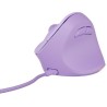 Mysz wertykalna Natec Crake 2 Pro 12800DPI lawendowy