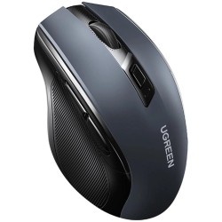 Mysz optyczna Ugreen MU006 bezprzewodowa USB 2.4GHz / Bluetooth 5.0 4000 DPI - czarna