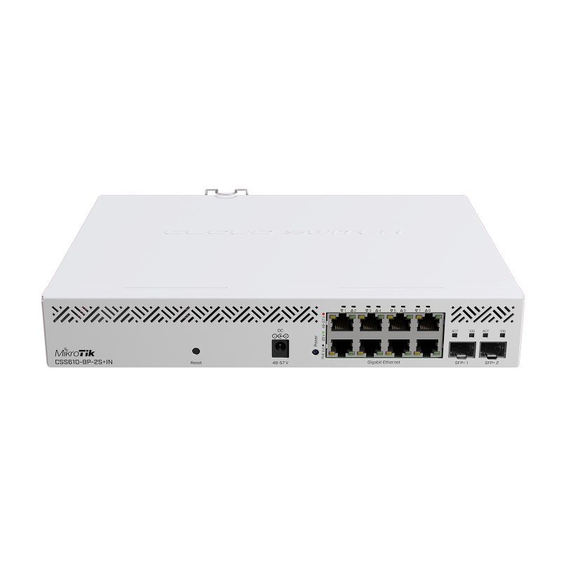 MIKROTIK ROUTERBOARD CSS610-8P-2S+IN MIKROTIK ROUTERBOARD CSS610-8P-2S+IN