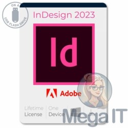 InDesign 2023 - Licencja Wieczysta (LifeTime) - Windows - Licencja Biznes - BOX (USB)