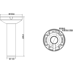 UCHWYT SUFITOWY DAHUA PFB300C