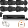 Zestaw do monitoringu Hilook 6 kamer IP IPCAM-B4-P Black 2K+