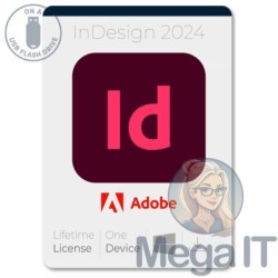 InDesign 2024 - Licencja Wieczysta (LifeTime) - Windows - Licencja Biznes - BOX (USB)