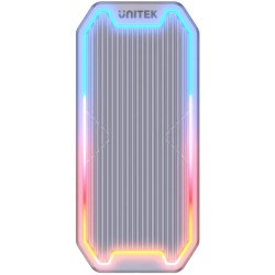 S1210B Unitek Obudowa dysku M.2 SSD NVMe/SATA 10Gbps RGB