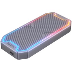 S1210B Unitek Obudowa dysku M.2 SSD NVMe/SATA 10Gbps RGB