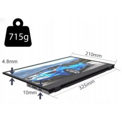 Monitor Przenośny Zenwire 14" USB-C Full HD 1920x1080 IPS HDMI