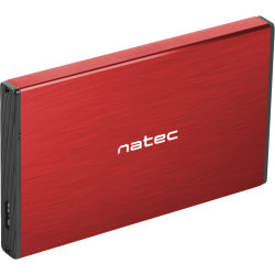 Zewnętrzna obudowa dysku Natec Rhino Go SATA 2.5cala USB 3.0 Czerwony