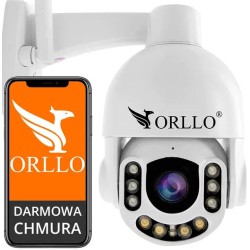 Kamera Zewnętrzna Obrotowa GSM na Kartę SIM Orllo Z7 PRO + Panel fotowoltaiczny SM6030 Pro