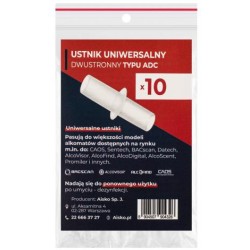 Ustnik uniwersalny dwustronny typu ADC AISKO do alkomatów opakowanie (10 szt.)