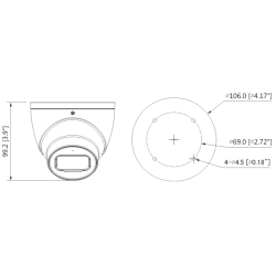 KAMERA HDCVI DAHUA HAC-HDW2802T-A-0280B-S2-DIP