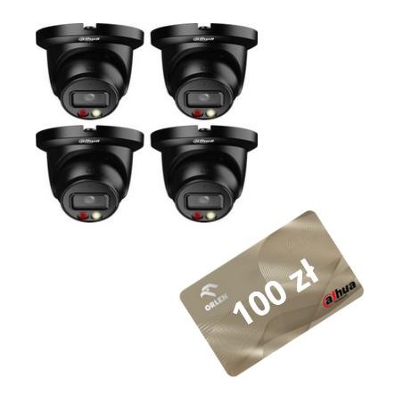 Kamera IP Dahua 8mpx IPC-HDW2849TM-S-IL-0280B-BLACK Opakowanie zbiorcze 4szt.