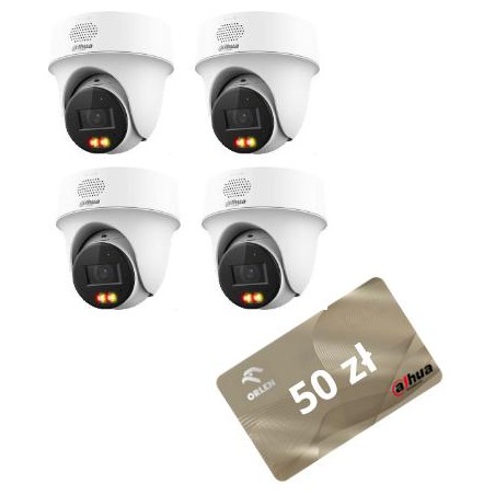 KAMERA IP DAHUA IPC-PT1239H-PV-0280B Opakowanie zbiorcze 4szt.