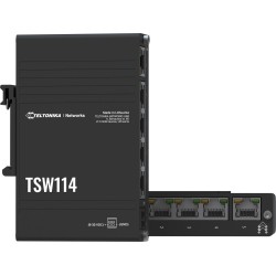 Teltonika TSW114 switch przemysłowy 5xGE (TSW114000000) DIN