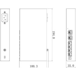 SWITCH DAHUA PFS3006-4ET-36