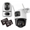 Zestaw 2 kamer IP IMOU Ranger Dual 10MP i Cruiser Dual 10MP z kartami pamięci 32GB