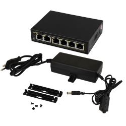 SWITCH GIGABIT POE 4+2 PULSAR SG64