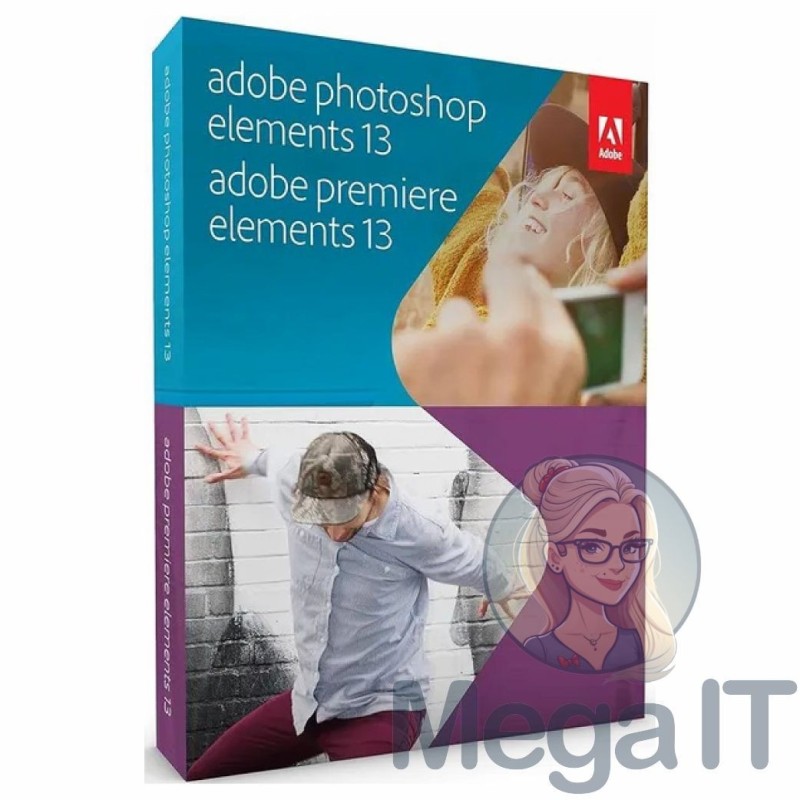 Photoshop & Premiere Elements 13 - Licencja Wieczysta (LifeTime) - Windows - Użytkownik Indywidualny - BOX (ESD) Photoshop & Premiere Elements 13 - Licencja Wieczysta (LifeTime) - Windows - Użytkownik Indywidualny - BOX (ESD)