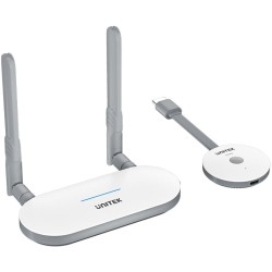 Unitek Bezprzewodowy nadajnik i odbiornik HDMI zasięg do 50m, biały