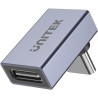 Unitek Adapter USB-C na USB-C kątowy 40Gbps 240W
