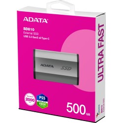 Dysk SSD Adata SD810 External 500GB srebrny