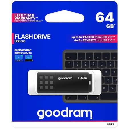 Pendrive Goodram UME3 64GB USB 3.0 czarny