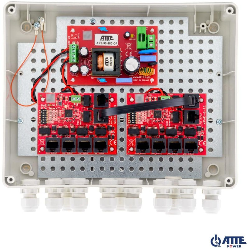 SWITCH ZEWNĘTRZNY 10-PORTOWY POE ATTE IP-9-11-L2 SWITCH ZEWNĘTRZNY 10-PORTOWY POE ATTE IP-9-11-L2