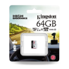 Karta pamięci microSD Kingston High-Endurance UHS-I 64GB 24/7 (rejestratory i monitoring)