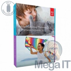 Photoshop & Premiere Elements 2020 - Licencja Wieczysta (LifeTime) - Windows - Użytkownik Indywidualny - BOX (USB)