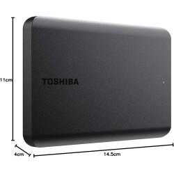 Dysk Zewnętrzny TOSHIBA CANVIO BASICS 2.5inch 2TB External HDD USB 3.2 Gen 1 black