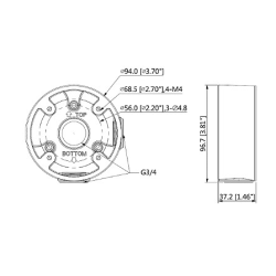 ADAPTER DAHUA PFA13A-E-BLACK