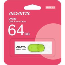 Adata Pendrive UV320 64GB USB 3.2 Gen1 Biały