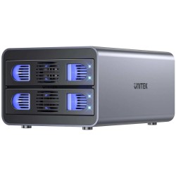 Unitek Obudowa RAID do dysku SATA 2.5''/3.5'' 4 tryby 40TB USB C 10Gb/s