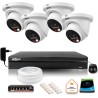 Zestaw monitoringu IP Dahua 8mpx 4K 4 kamery IPC-HDW2849TM-S-IL z dyskiem