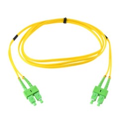 PATCHCORD ŚWIATŁOWODOWY SM 1,5M DUPLEX 9/125, SC/APC-SC/APC