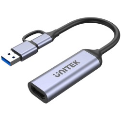 Unitek Grabber video USB-C/A, 4K HDMI 1.4b